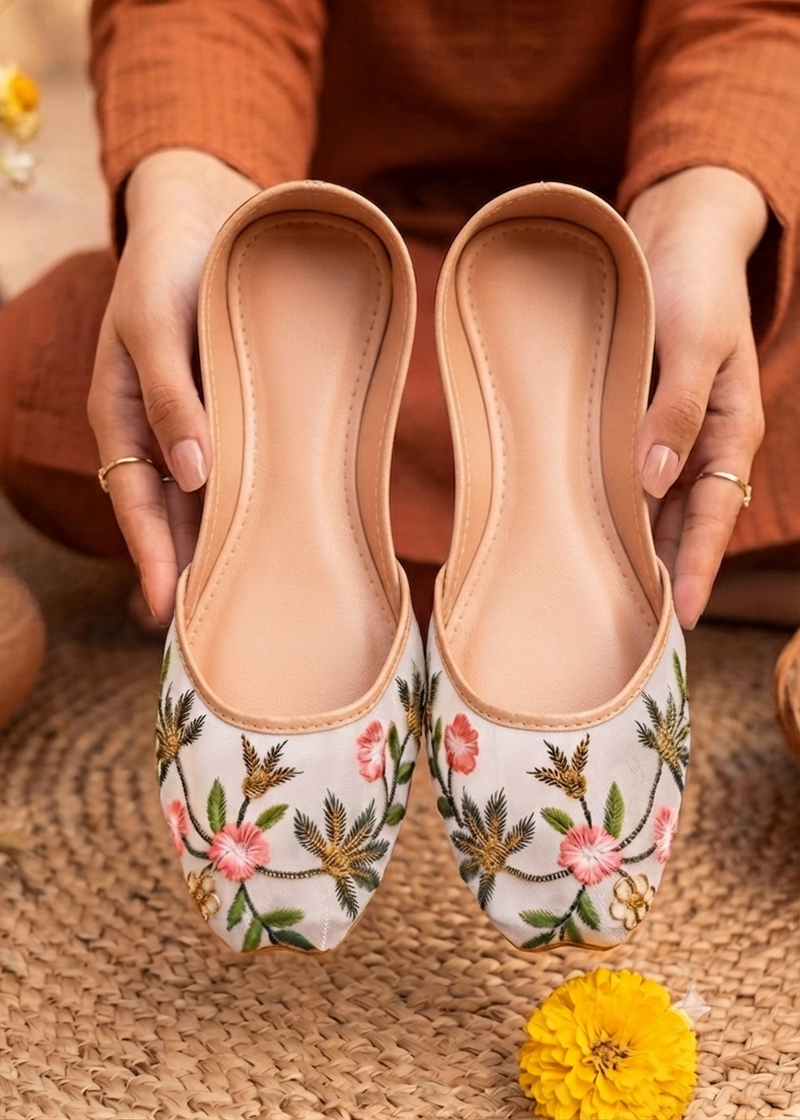 Net Embroidery Rose Gold