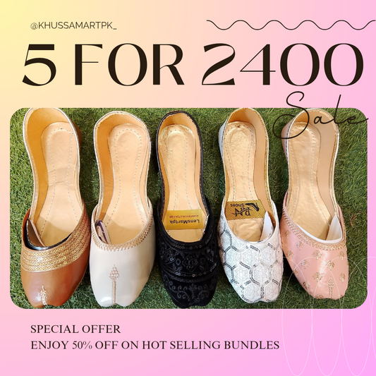 Deal# 1 Musturd, Cream, Black, White, Baby pink
